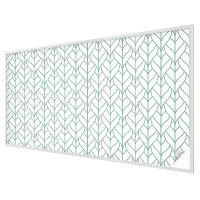 Folia mleczna na okno wzór witraż Roślinna symetria