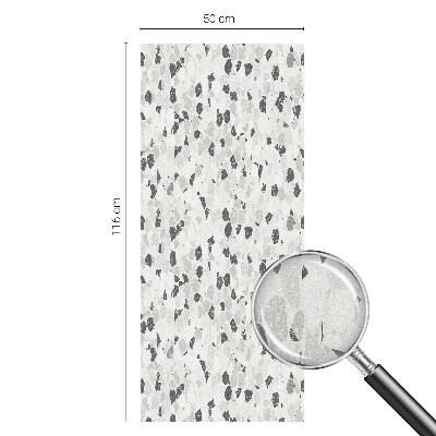 Folia okienna dekoracyjna witraż Subtelna elegancja