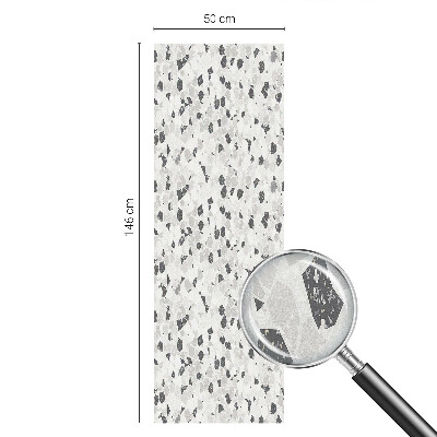 Folia okienna dekoracyjna witraż Subtelna elegancja