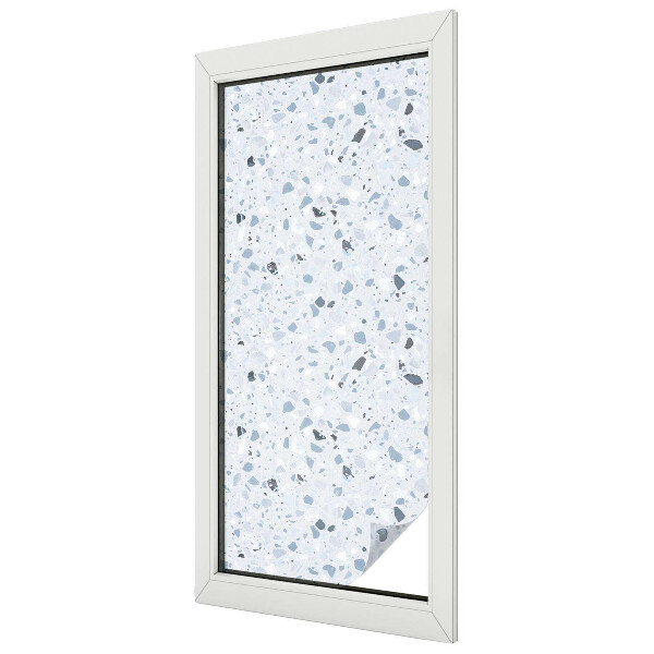 Witraż przyklejany na okno folia matowa Nowoczesna mozaika