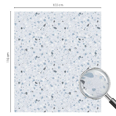 Witraż przyklejany na okno folia matowa Nowoczesna mozaika