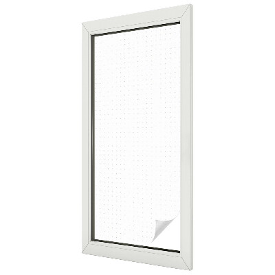 Folia mleczna na okno wzór witraż Drobne punkty