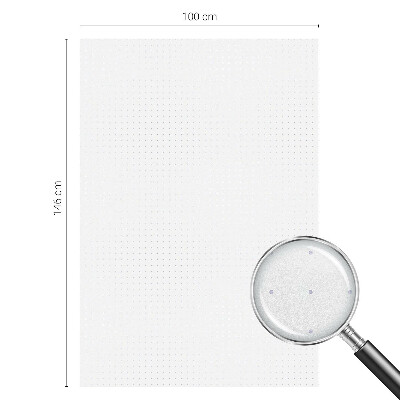 Folia mleczna na okno wzór witraż Drobne punkty