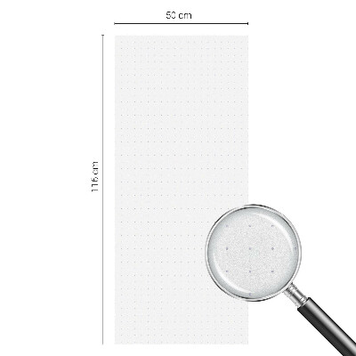 Folia mleczna na okno wzór witraż Drobne punkty