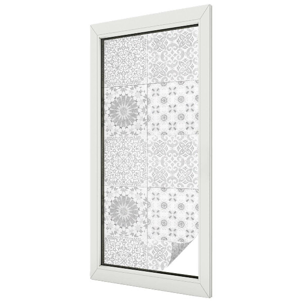 Folia okienna dekoracyjna witraż Klasyczna elegancja