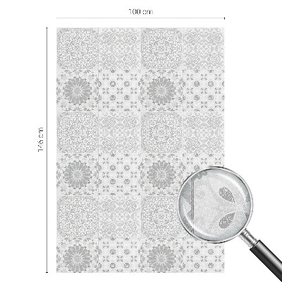 Folia okienna dekoracyjna witraż Klasyczna elegancja