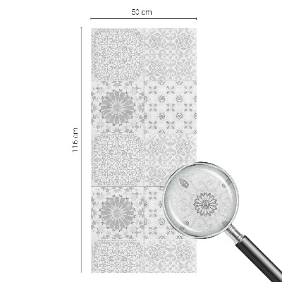 Folia okienna dekoracyjna witraż Klasyczna elegancja
