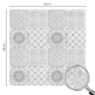 Folia okienna dekoracyjna witraż Klasyczna elegancja
