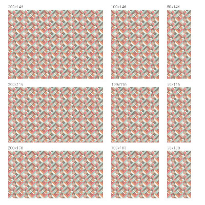 Witraż przyklejany na okno folia matowa Geometryczne romby