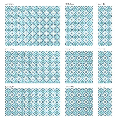 Witraż przyklejany na okno folia matowa Klasyczna symetria