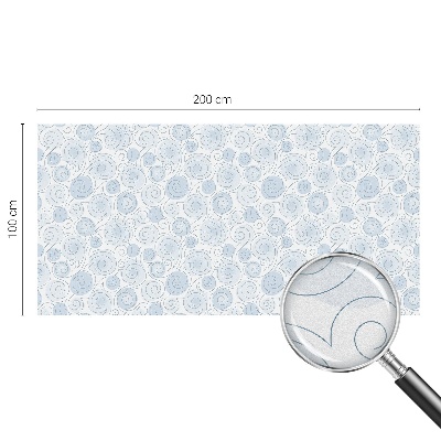 Folia mleczna na okno wzór witraż Spiralne wzory