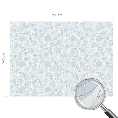 Folia mleczna na okno wzór witraż Spiralne wzory