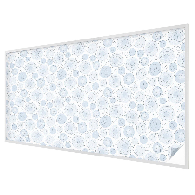 Folia mleczna na okno wzór witraż Spiralne wzory