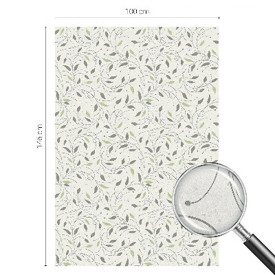 Folia okienna dekoracyjna witraż Liście pędów