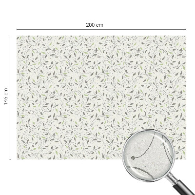 Folia okienna dekoracyjna witraż Liście pędów