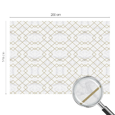 Witraż przyklejany na okno folia matowa Geometryczne linie