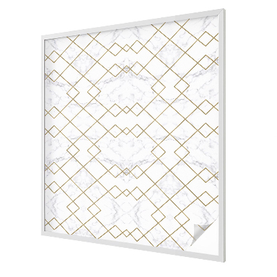 Witraż przyklejany na okno folia matowa Geometryczne linie