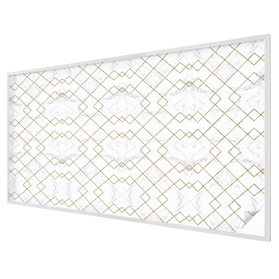 Witraż przyklejany na okno folia matowa Geometryczne linie