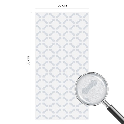 Witraż przyklejany na okno folia matowa Geometryczna elegancja