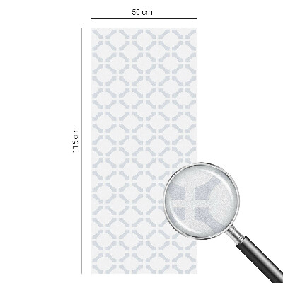 Witraż przyklejany na okno folia matowa Geometryczna elegancja