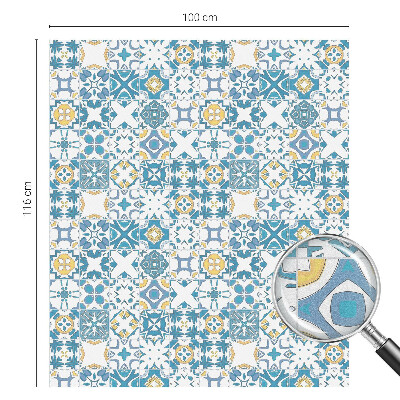 Folia mleczna na okno wzór witraż Mozaika wzory