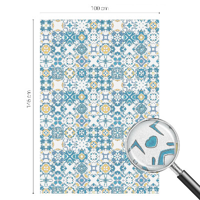 Folia mleczna na okno wzór witraż Mozaika wzory