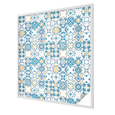 Folia mleczna na okno wzór witraż Mozaika wzory