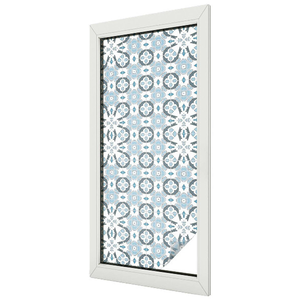 Naklejka witraż na szybę mleczna Geometryczne wzory