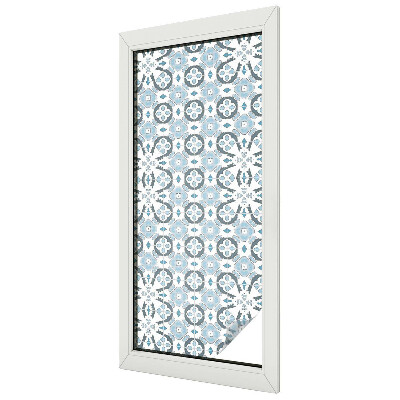 Naklejka witraż na szybę mleczna Geometryczne wzory