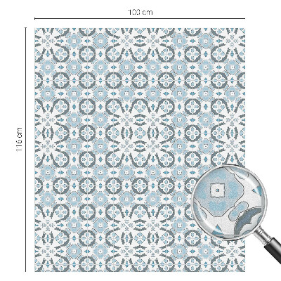 Naklejka witraż na szybę mleczna Geometryczne wzory