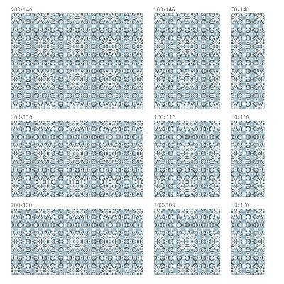 Naklejka witraż na szybę mleczna Geometryczne wzory