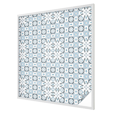 Naklejka witraż na szybę mleczna Geometryczne wzory