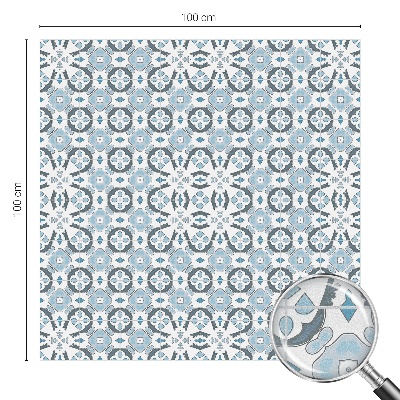 Naklejka witraż na szybę mleczna Geometryczne wzory