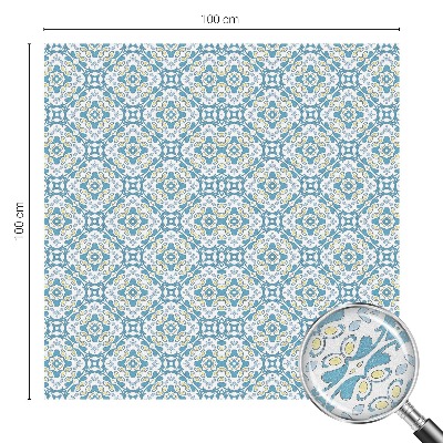 Witraż przyklejany na okno folia matowa Geometryczne rozety