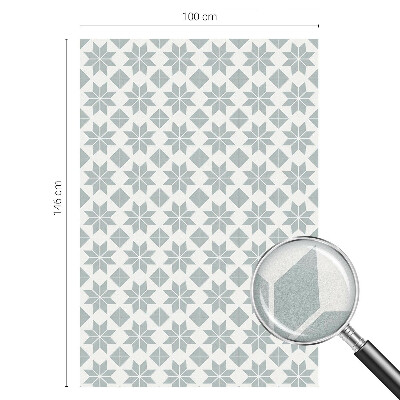 Folia okienna dekoracyjna witraż Gwiazdy geometryczne