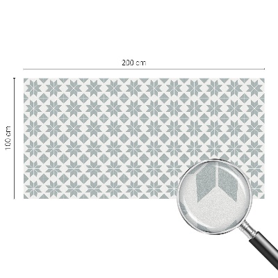 Folia okienna dekoracyjna witraż Gwiazdy geometryczne