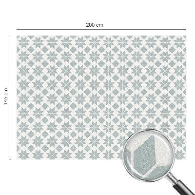 Folia okienna dekoracyjna witraż Gwiazdy geometryczne