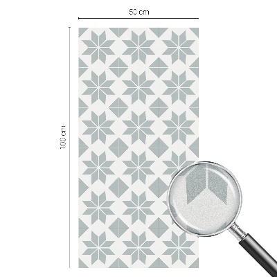 Folia okienna dekoracyjna witraż Gwiazdy geometryczne