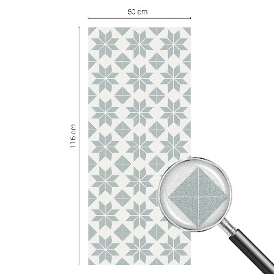 Folia okienna dekoracyjna witraż Gwiazdy geometryczne