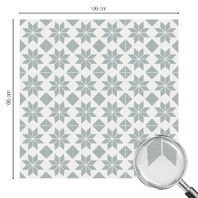 Folia okienna dekoracyjna witraż Gwiazdy geometryczne