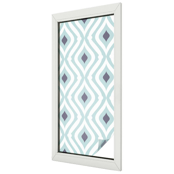 Witraż przyklejany na okno folia matowa Nowoczesna elegancja