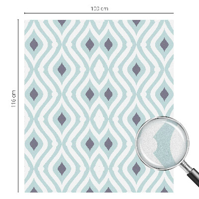 Witraż przyklejany na okno folia matowa Nowoczesna elegancja