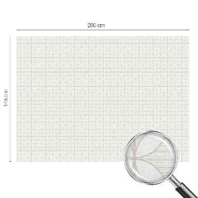 Folia mleczna na okno wzór witraż Geometryczne wzory