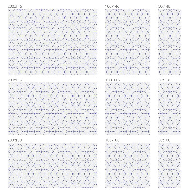 Witraż przyklejany na okno folia matowa Fioletowe romby