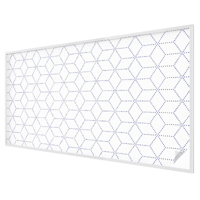 Witraż przyklejany na okno folia matowa Fioletowe romby