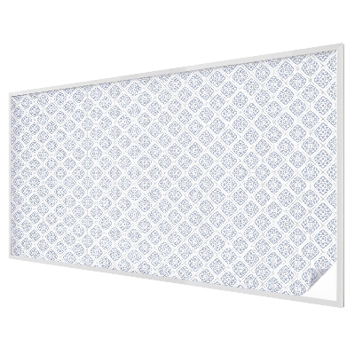 Witraż przyklejany na okno folia matowa Delikatne rozety