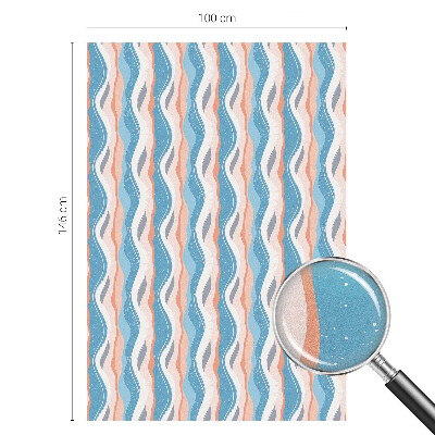 Folia okienna dekoracyjna witraż Falisty rytm