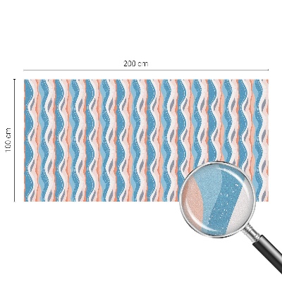 Folia okienna dekoracyjna witraż Falisty rytm