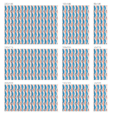 Folia okienna dekoracyjna witraż Falisty rytm