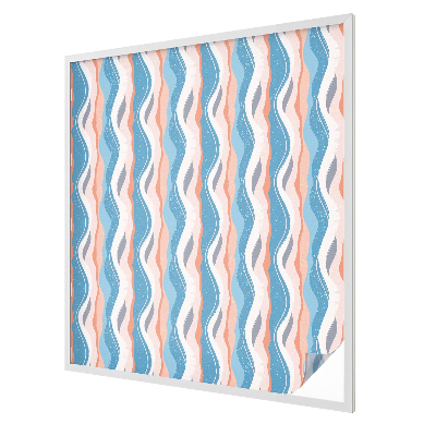 Folia okienna dekoracyjna witraż Falisty rytm